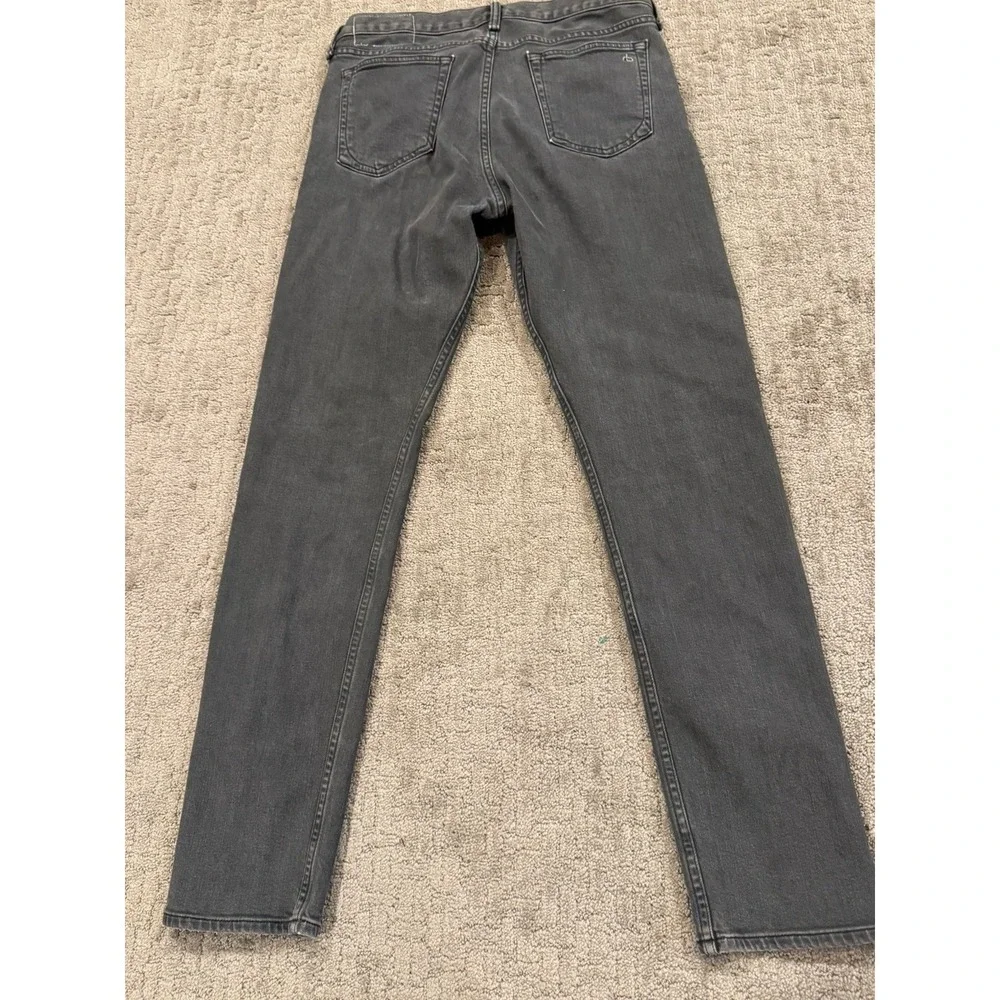 rag & bone Standard Issue Fit 2 Slim Leg  Gray Jeans Pants Men's 33/32 (Y1)
